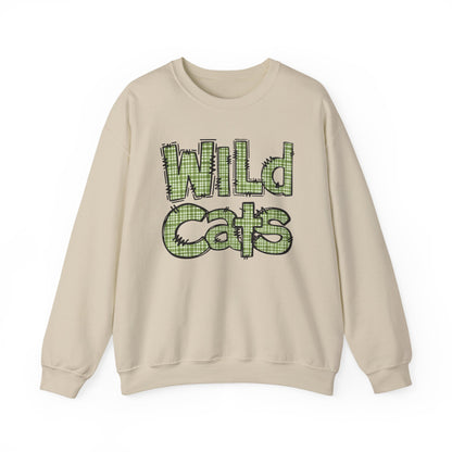 Wild Cats Crewneck Sweatshirt, Cozy Unisex Sweatshirt, Perfect Gift for Birthdays, Casual Wear, Wildcat Theme Apparel, Walker, La WHS, WJH