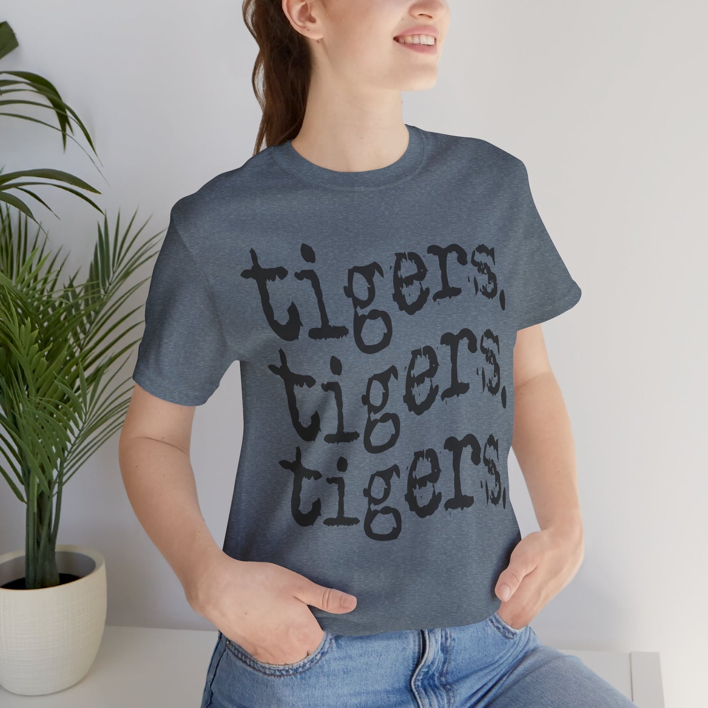 Tigers, Stacked, Tshirt, Unisex, Period, LSU