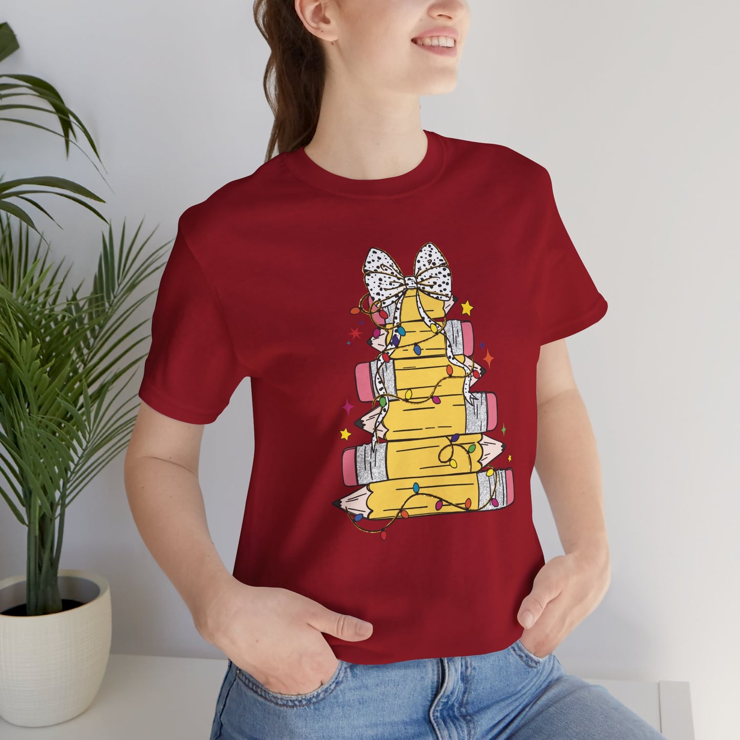 Teacher, Student, School, Pencil Christmas Tree, Educator