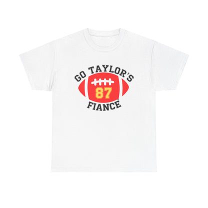 Go Taylor's Fiance, #87 Unisex Heavy Cotton Tee,