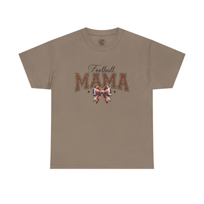 Football Mama Unisex Heavy Cotton Tee | Perfect for Game Day, Sports Events, Gifts for Moms, Casual Wear, Tailgate Parties
