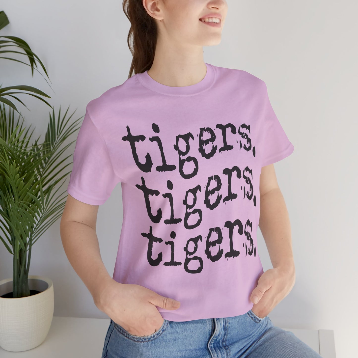 Tigers, Stacked, Tshirt, Unisex, Period, LSU
