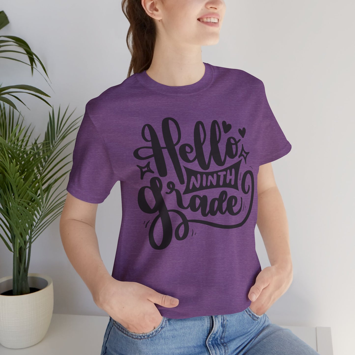 Back to School Ninth Grade Tee, Cute Teacher, Freshman Bella Canvas Unisex