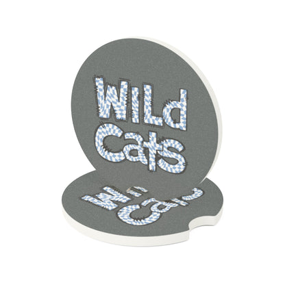 St Amant Middle School Wildcats Soapstone Car Coaster | Vehicle Accessory, Car Gift, Home Decor, Unique Gift, Wildcat Pride