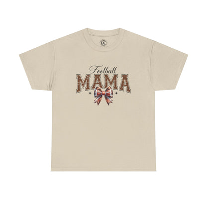Football Mama Unisex Heavy Cotton Tee | Perfect for Game Day, Sports Events, Gifts for Moms, Casual Wear, Tailgate Parties