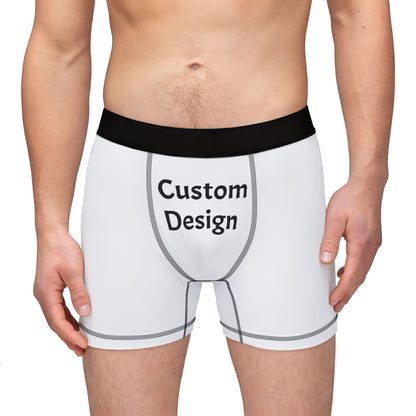 Personalized Custom Design Men's Boxers, Comfortable Underwear Gift for Him, AOP Boxers for Birthdays, Anniversaries, Fun Fashion, Unique Loungewear