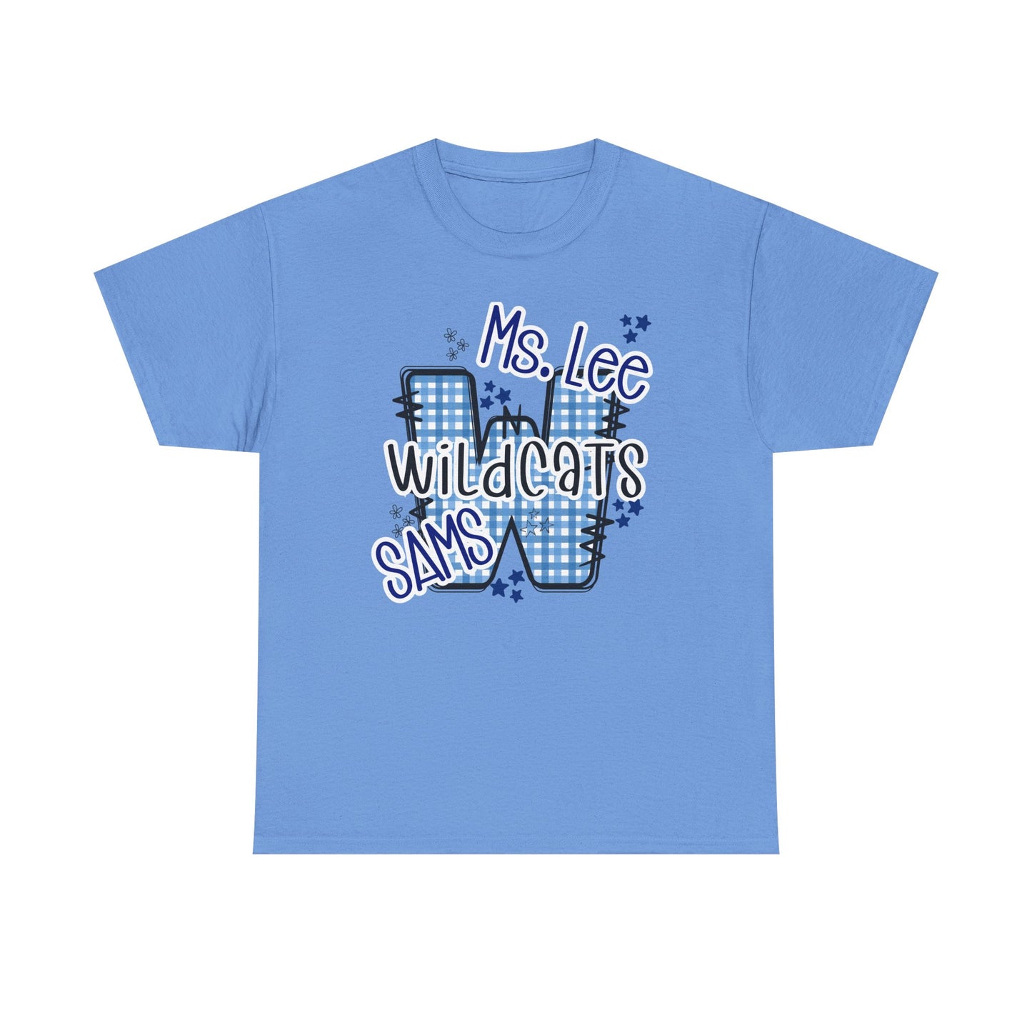 Personalized, SAMS Wildcats, Whimsical on a Unisex Tshirt, St Amant Middle School