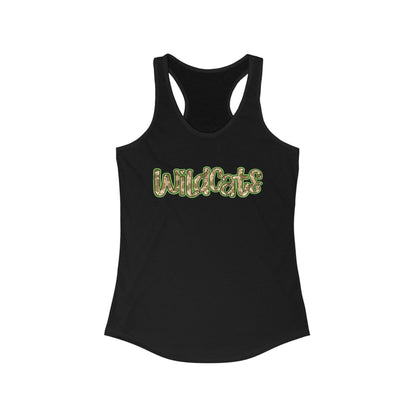 Wildcats, Camo, Women's Racerback Tank Top, Perfect for Game Day, Sports Events, Tailgating, and Everyday Wear