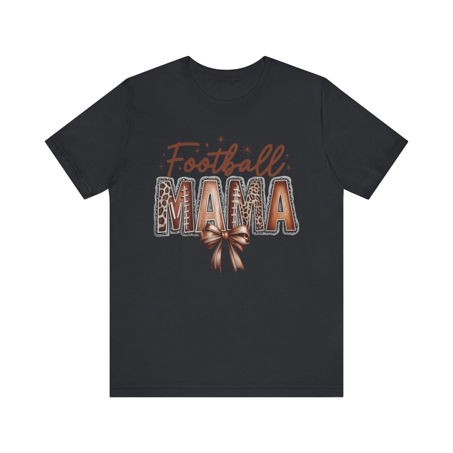 Football Mama Tee, Unisex Short Sleeve Shirt for Sports Moms, Cute Gift for Game Day, Football Season Apparel