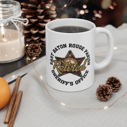 EBRSO Retired Deputy,  Custom Ceramic Mug, Sheriff Office Coffee Cup, Law Enforcement Gifts, Personalized Mug for Deputies, Unique Gift for Holidays
