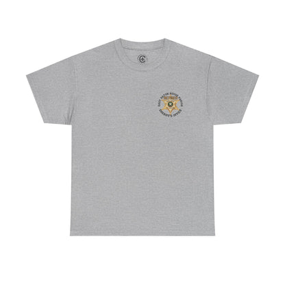 Pocket Front, Design on Back EBRSO Badge Retired Sheriff Heavy Cotton Tee, Unisex Tee, Law Enforcement Gift, Retirement Celebration T-shirt