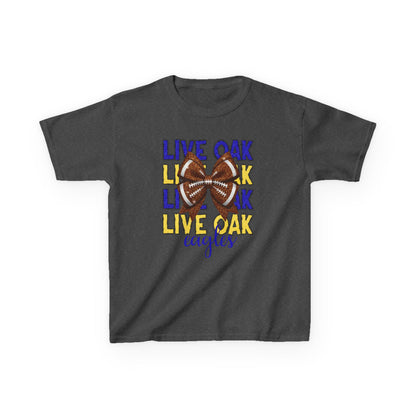 Live Oak Eagles Football Tee for Kids, Youth Sports Shirt, Fun Game Day Outfit, Birthday Gift, Team Spirit Apparel, Family Sportswear
