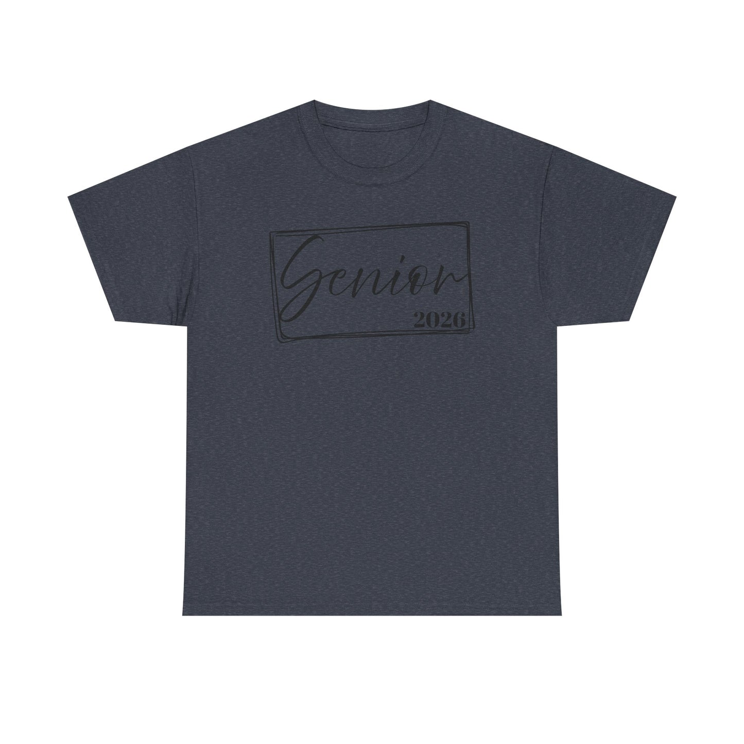 Senior 2026 Unisex Heavy Cotton Tee, Back to School Shirt, Teacher Gift, Kids Clothing, Classroom Style, Educational Apparel