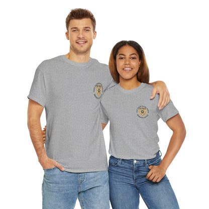 Pocket Front, Design on Back EBRSO Badge Retired Sheriff Heavy Cotton Tee, Unisex Tee, Law Enforcement Gift, Retirement Celebration T-shirt
