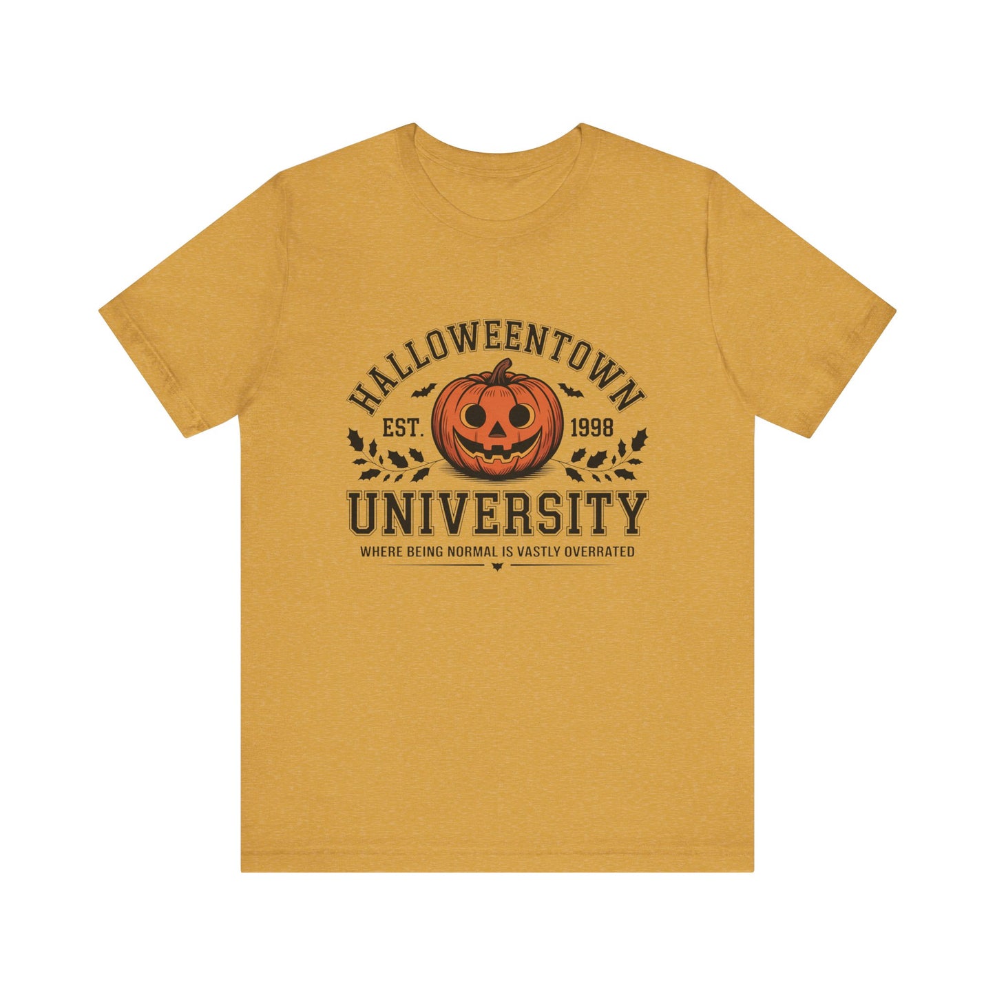 Halloween Pumpkin University Tee, spooky, fall