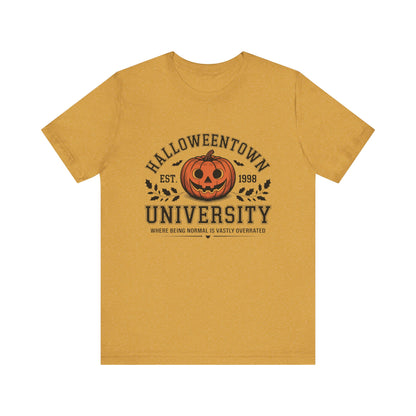 Halloween Pumpkin University Tee, spooky, fall
