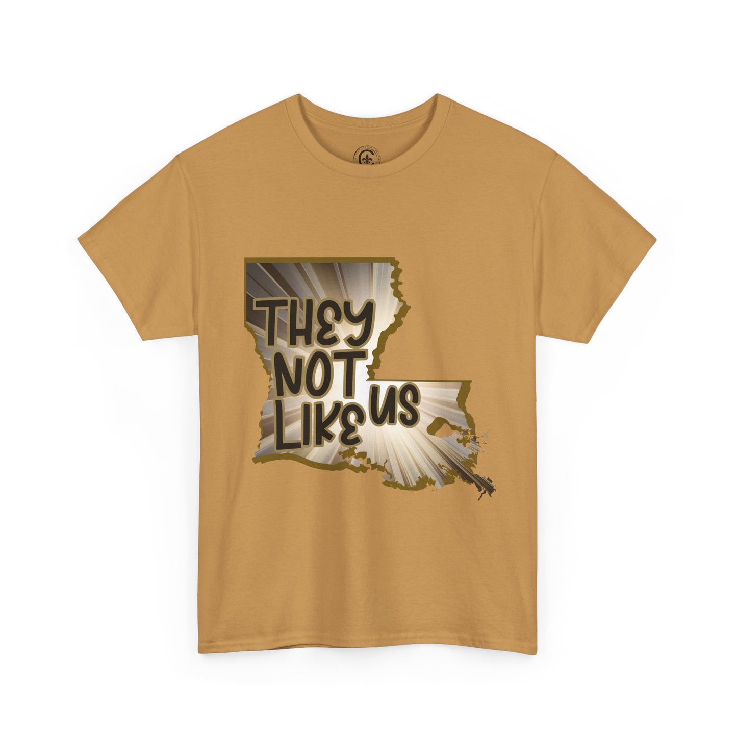 Louisiana Pride Unisex Heavy Cotton Tee | They Not Like Us, Southern Statement Shirt, Gift for Locals, Casual Wear, Streetwear