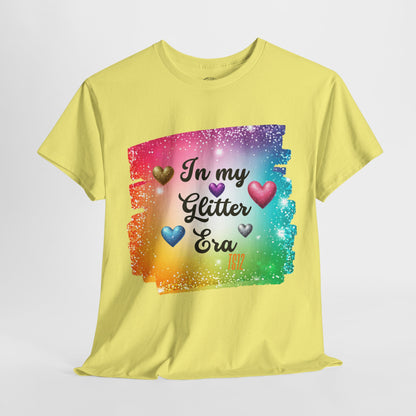 In My Glitter Era Tee - Unisex Heavy Cotton T-Shirt, Perfect for Celebrations, Pride Events, Birthday Gifts, Casual Wear, Colorful Fashion