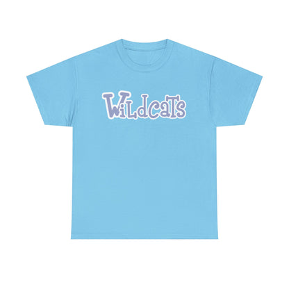 Blue Wildcats Unisex Tee, Cute Cotton Shirt, School Spirit Apparel