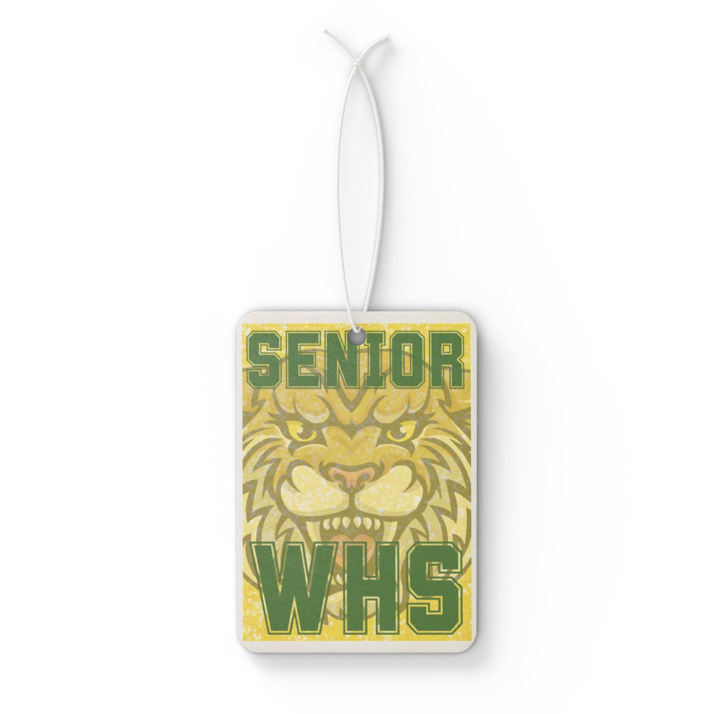 Personalized Senior WHS Wildcat Car Air Freshener, High School Spirit, Car Decor, Gift for Students, Aromatic Freshener, Unique School Pride
