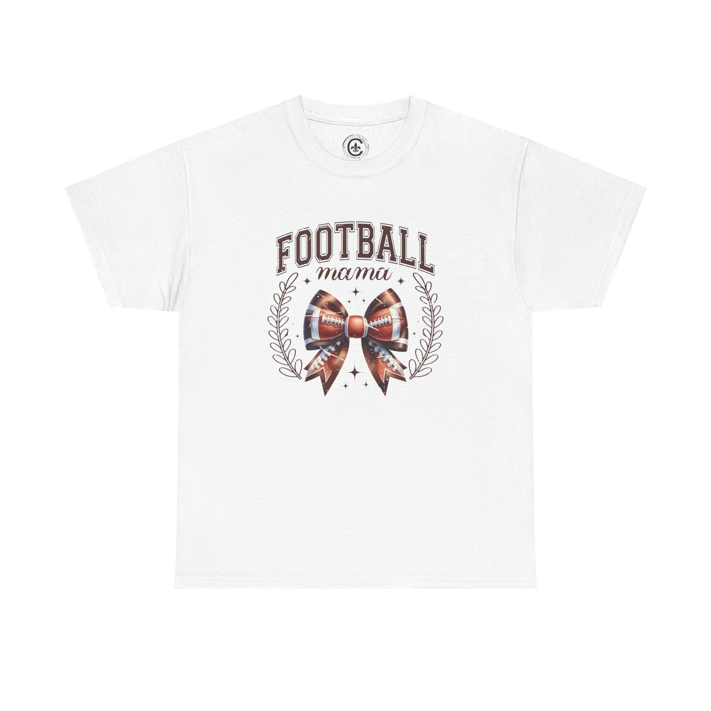 Football Mama Tee - Unisex Heavy Cotton T-Shirt, Sports Mom Gift, Game Day Apparel, Tailgate Outfit, Birthday Present