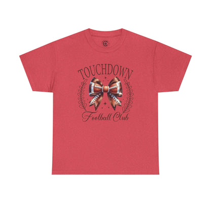 Touchdown Football Club Unisex Cotton Tee - Perfect for Game Day, Sports Fans, Gifts for Coaches, Tailgating, Football Season