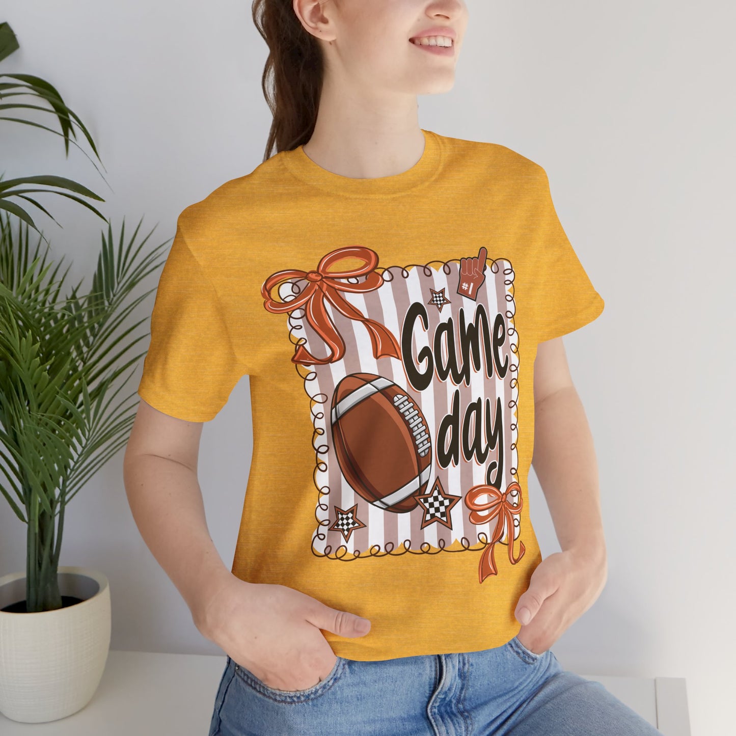 Game Day Unisex Jersey Tee - Perfect for Football Lovers, Sports Events, Tailgating, Casual Wear, Team Spirit