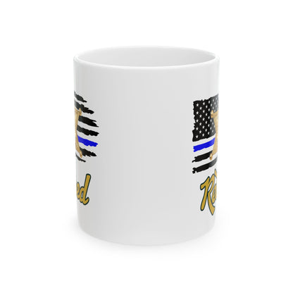 EBRSO DEPUTY Badge, Retired Deputy,  Custom Ceramic Mug, Sheriff Office Coffee Cup, Law Enforcement Gifts, Personalized Mug for Deputies, Unique Gift for Holidays
