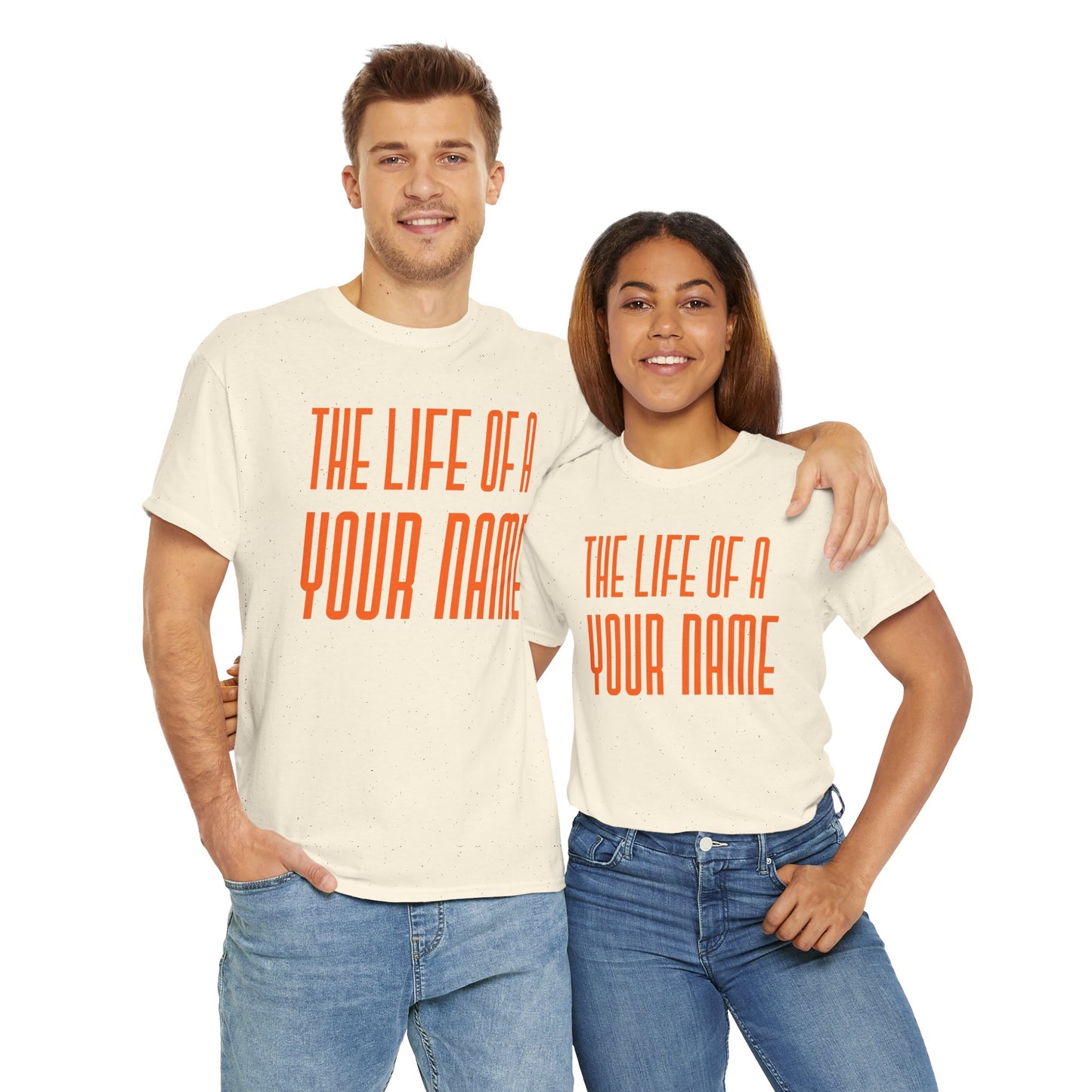 Personalized The life of a (whatever name you want)  Tee - Unisex Heavy Cotton T-Shirt, Music Lover Shirt, TS12 12 Swiftie