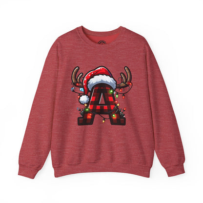 Festive Monogram A Christmas Sweatshirt, Cozy Holiday Crewneck, Personalized Gift for Him/Her, Perfect for Winter Celebrations, Family [...]