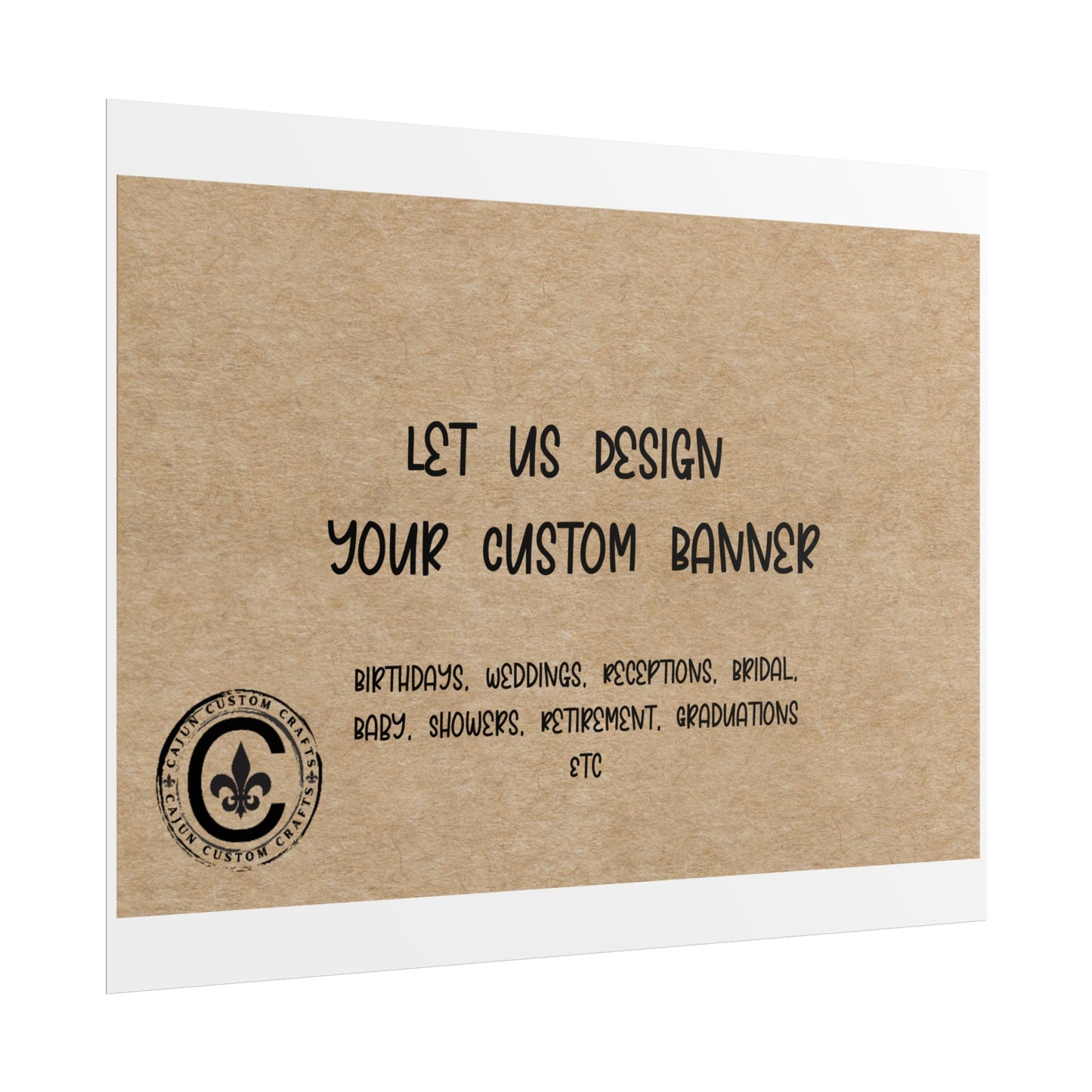 Personalized Rolled Banners for Weddings, Birthdays, Graduations, Celebrations, Unique Event Decor