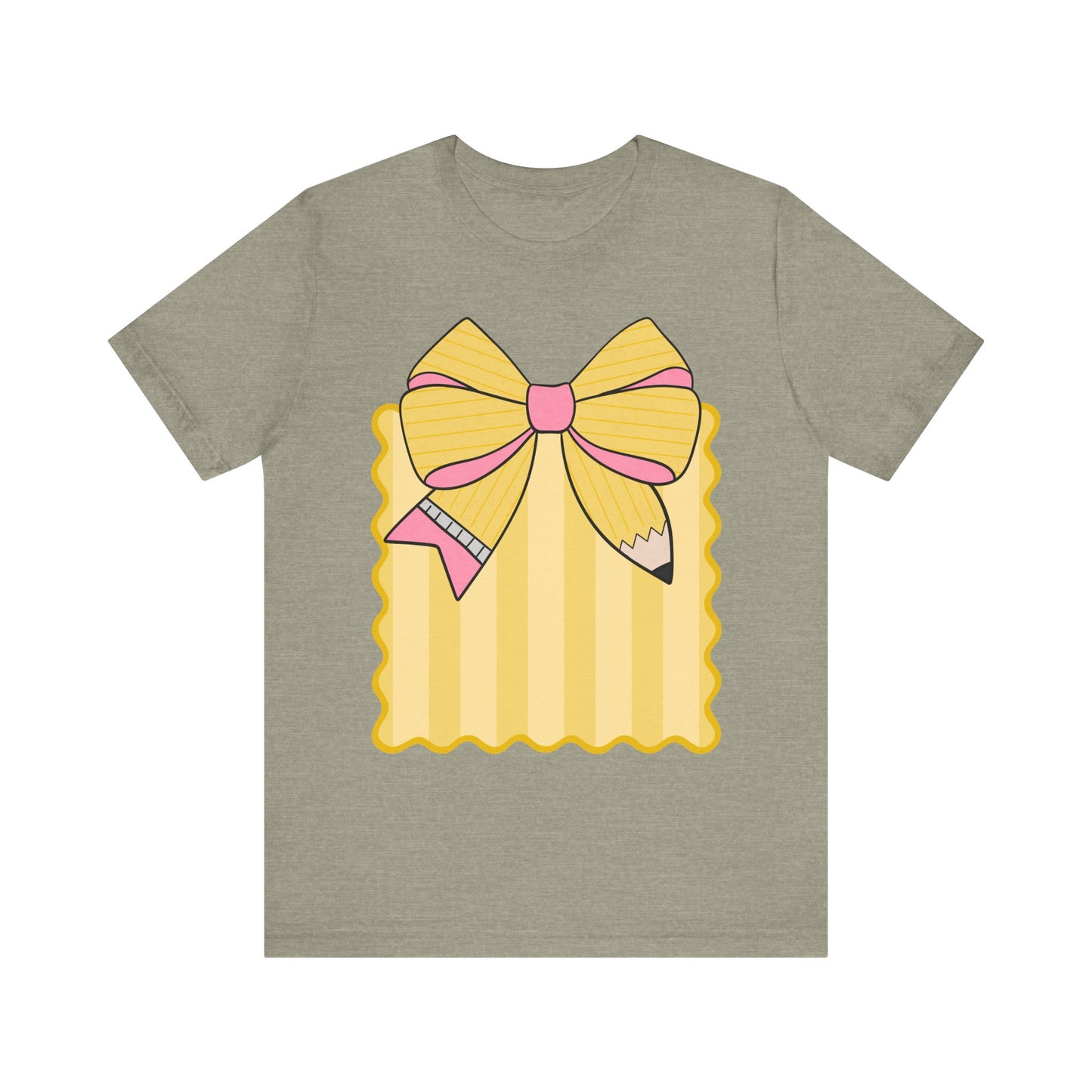 Personalized, Back to School, Pencil Bow coquette design for students, teachers, faculty, etc