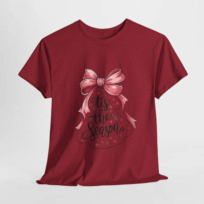 Festive Holiday T-Shirt: 'Tis the Season Tee, Christmas Gift, Family Gatherings, Winter Celebrations, Casual Holiday Wear