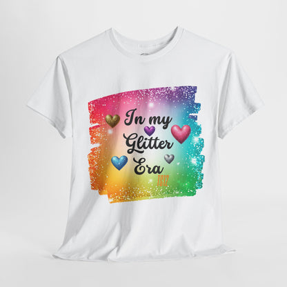 In My Glitter Era Tee - Unisex Heavy Cotton T-Shirt, Perfect for Celebrations, Pride Events, Birthday Gifts, Casual Wear, Colorful Fashion