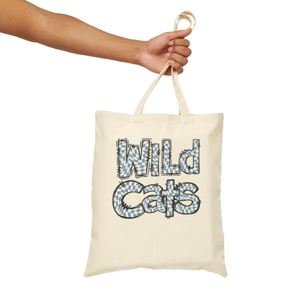 SAMS Wildcats Tote Bag, Eco-Friendly Shopping Bag, Custom Canvas Bag, School Spirit Tote, Gift for Teachers