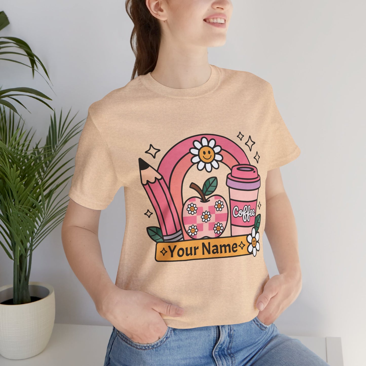 Personalized Teacher Tee, Gift for Educators, Back to School