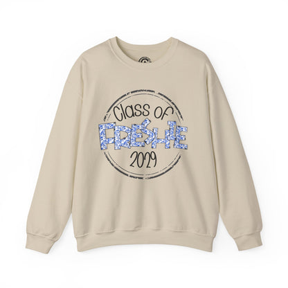Class of 2029 Unisex Crewneck Sweatshirt, Freshman Gift, Class Sweatshirt, High School Apparel, Graduation Clothing, College Prep Fashion