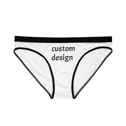 Personalized Custom Pattern Women's Underwear, Personalized Lingerie, Unique Gift Idea, Everyday Comfort, AOP Briefs