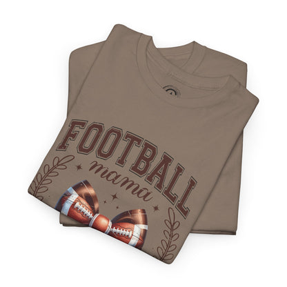 Football Mama Tee - Unisex Heavy Cotton T-Shirt, Sports Mom Gift, Game Day Apparel, Tailgate Outfit, Birthday Present