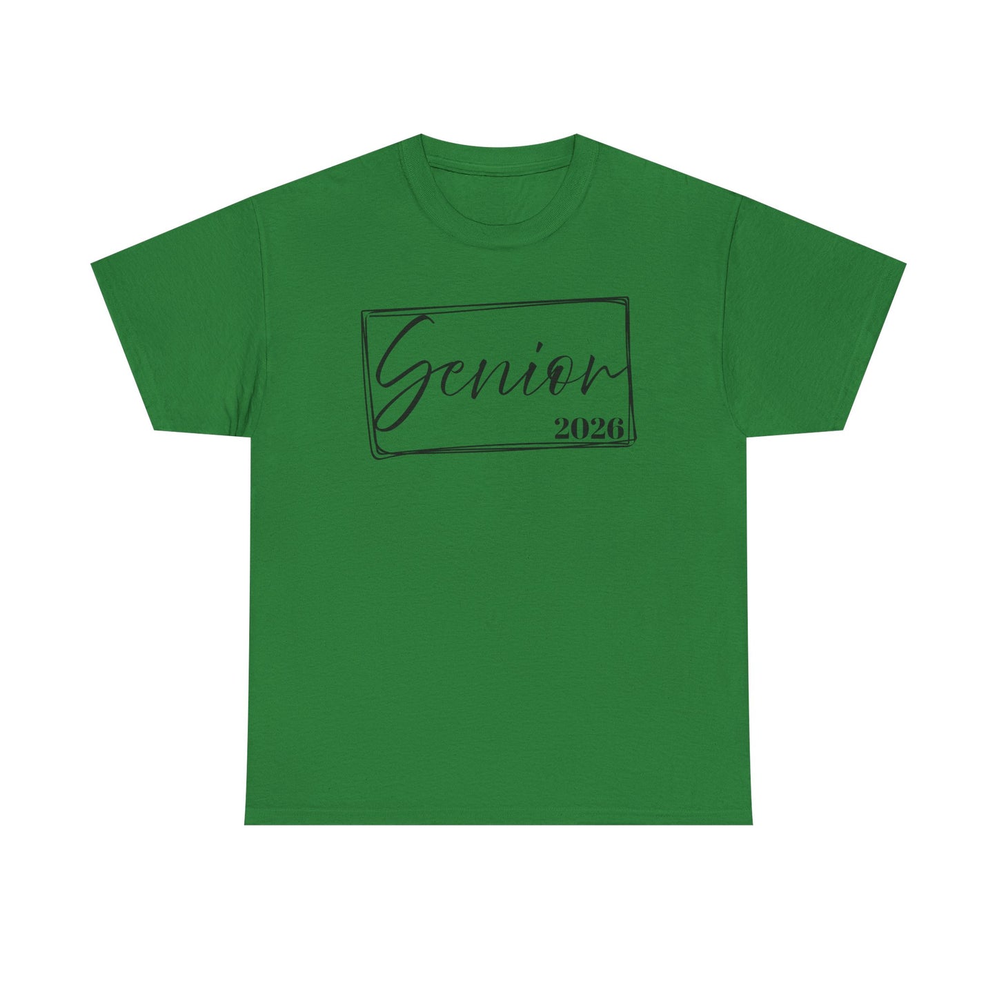 Senior 2026 Unisex Heavy Cotton Tee, Back to School Shirt, Teacher Gift, Kids Clothing, Classroom Style, Educational Apparel