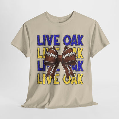 Live Oak Eagles Football Tee, Unisex Cotton Shirt, Sports Fan Apparel, Game Day Outfit, Team Spirit Clothing