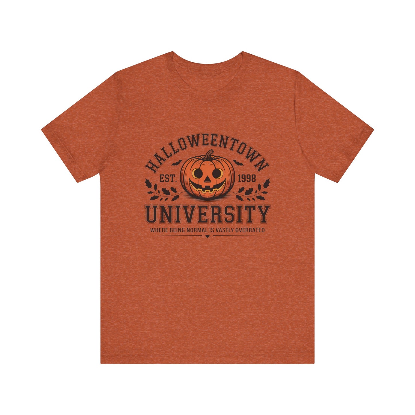 Halloween Pumpkin University Tee, spooky, fall
