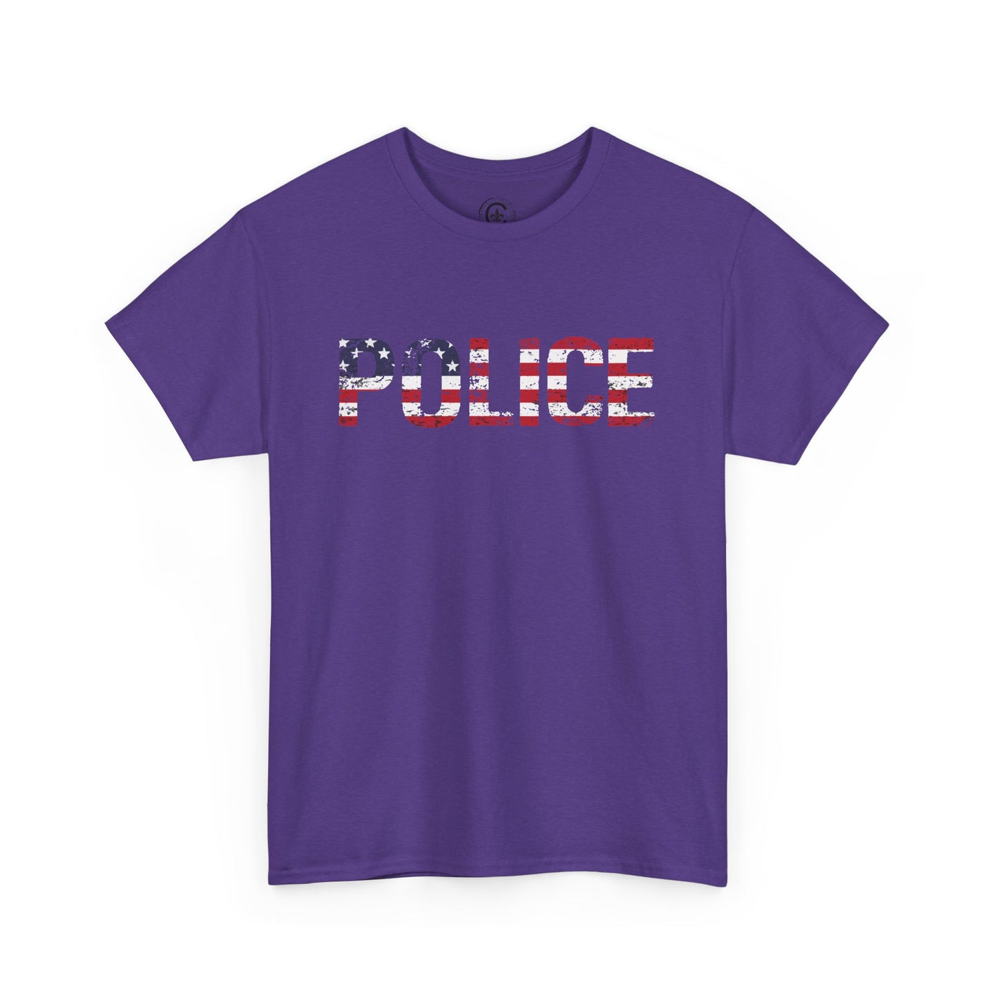 Police Flag Graphic Tee, T-Shirt, Unisex Humor Shirt, Gifts for Friends, Casual Wear, law enforcement