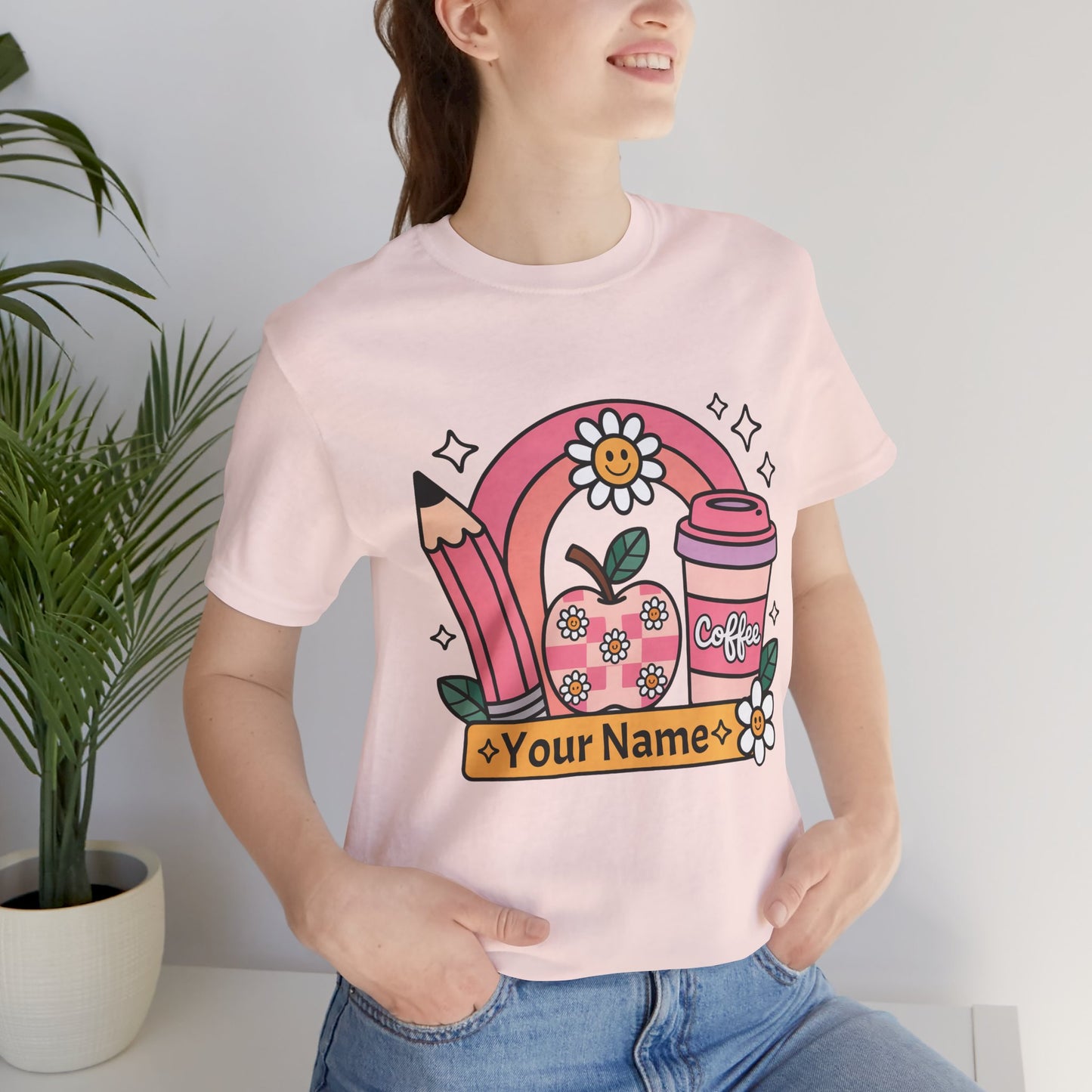 Personalized Teacher Tee, Gift for Educators, Back to School