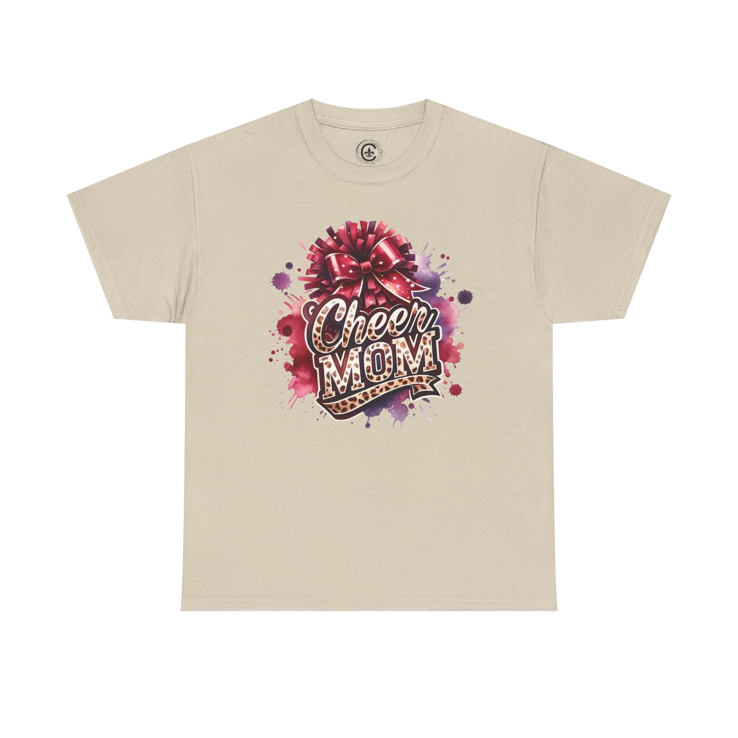 Cheer Mom Unisex Heavy Cotton Tee | Cheerleading Gift, Sports Apparel, Team Spirit Shirt, Mom T-Shirt, Game Day Outfit