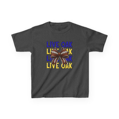 Live Oak Eagles Football Tee for Kids, Youth Sports Shirt, Fun Game Day Outfit, Birthday Gift, Team Spirit Apparel, Family Sportswear