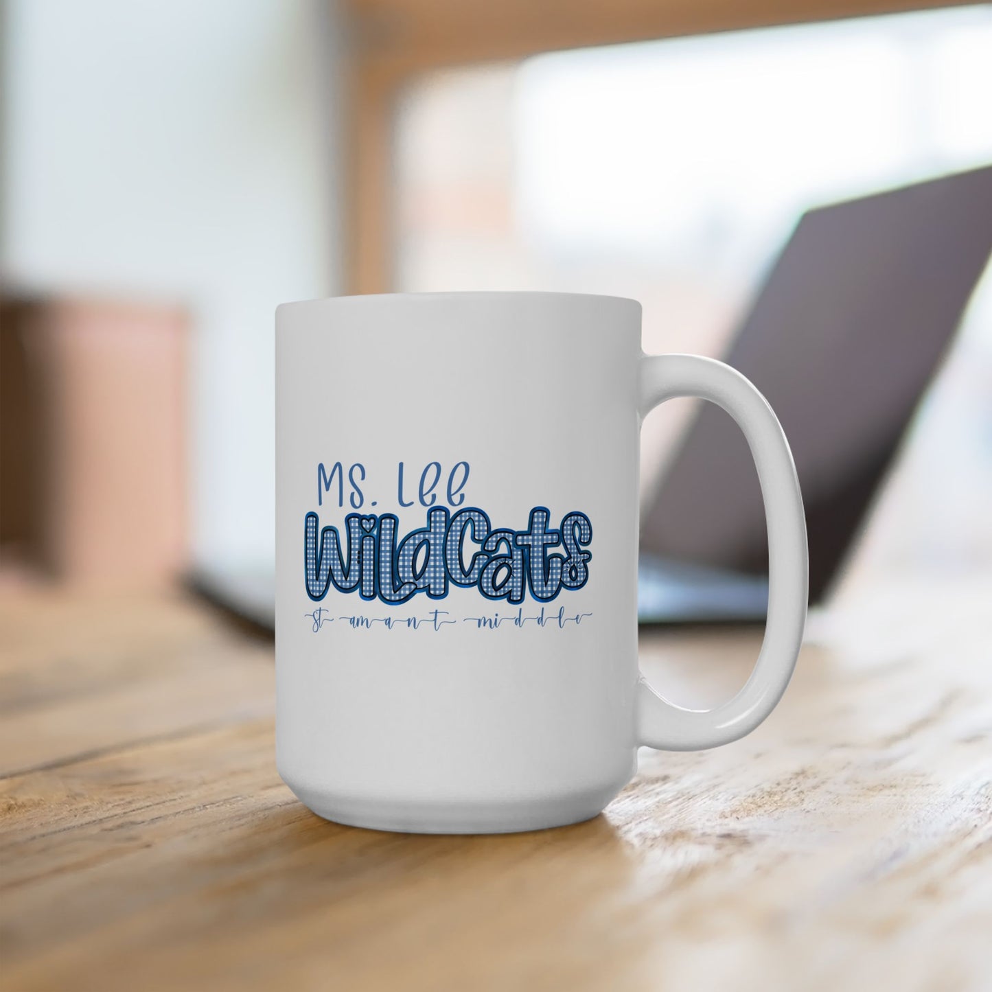 Personalized, St Amant Middle Wildcats Ceramic Mug - Cute Coffee Cup for St Amant Middle School