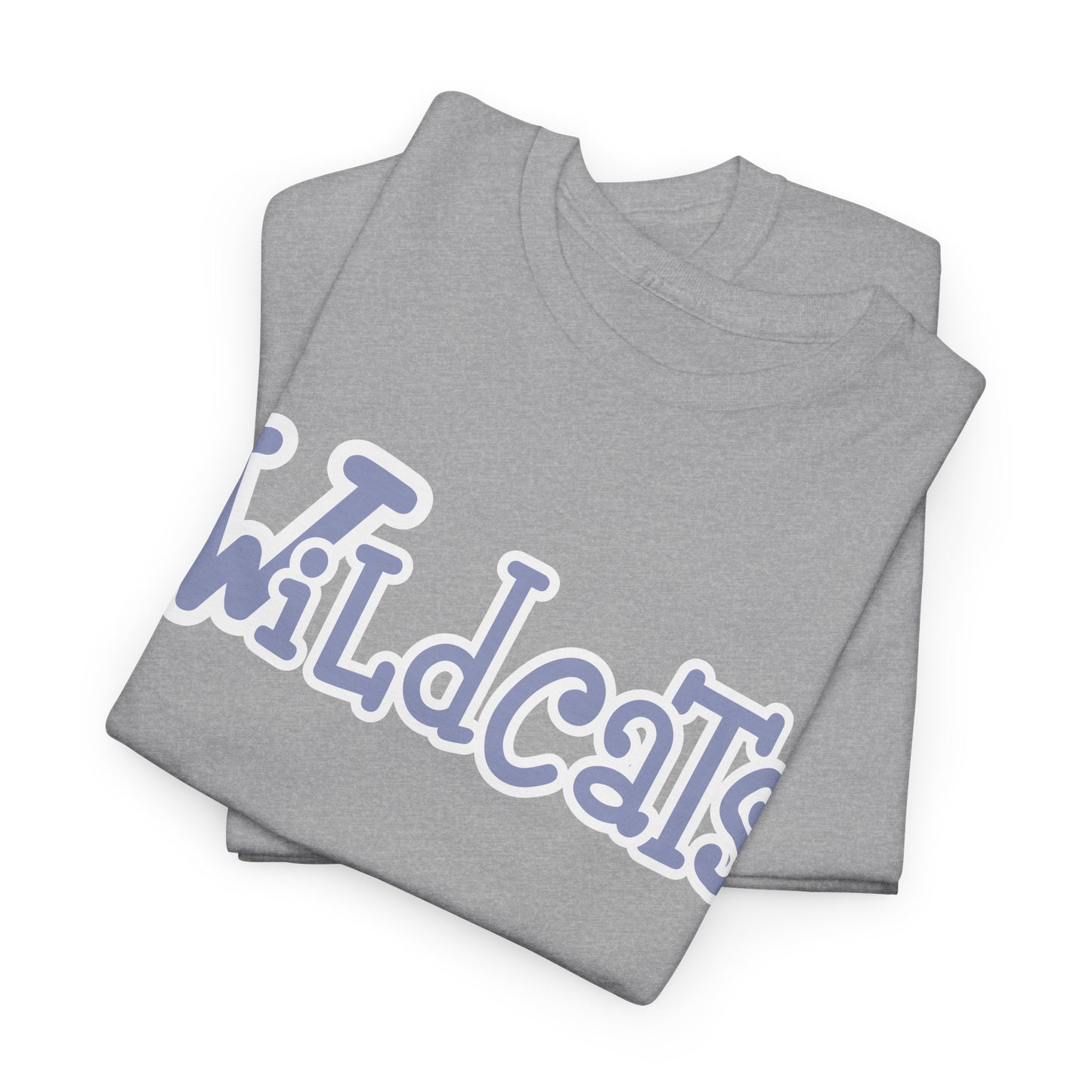 Blue Wildcats Unisex Tee, Cute Cotton Shirt, School Spirit Apparel