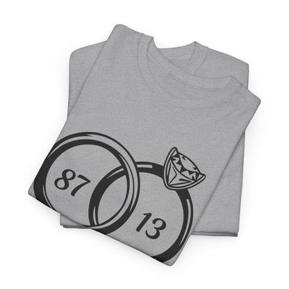 Wedding of the Century, 87 & 13, It's a Love Story Unisex Heavy Cotton Tee,
