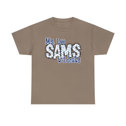 Personalized, SAMS Wildcats, Whimsical on a Unisex Tshirt, St Amant Middle School